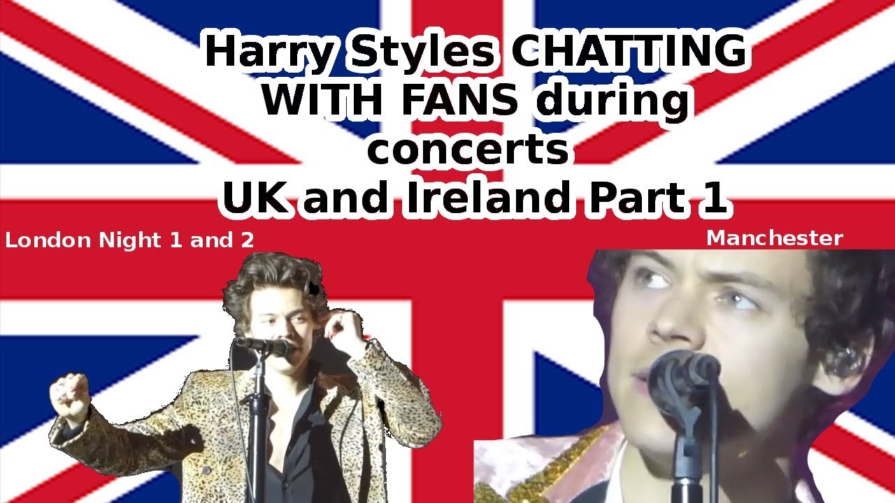Harry Styles CHATTING with fans TOUR 2018 UK