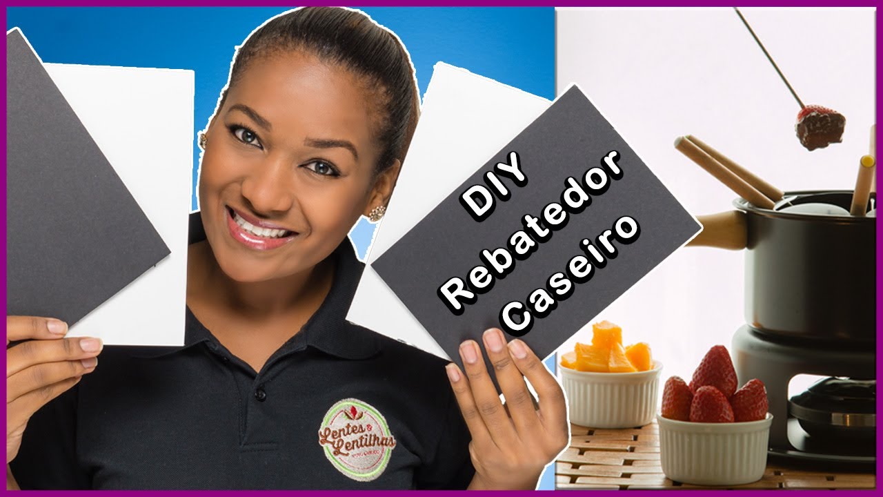 Rebatedor Caseiro para Fotografia - fotografando s&oacute; com luz natural