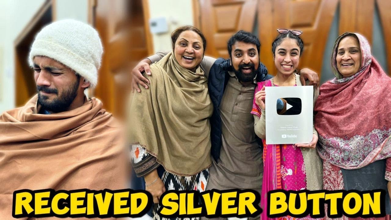 Silver Play button a gya ♥️ | Rajab bhai ko bht tang kiya 😂