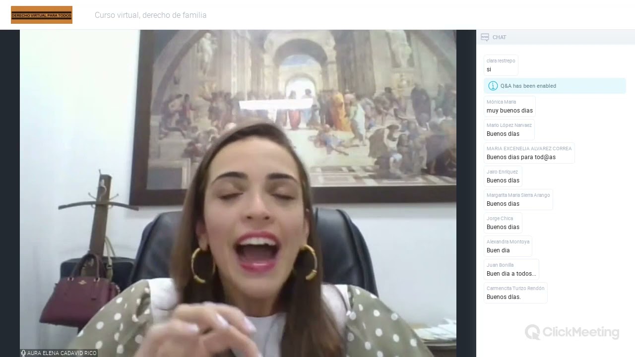 Derecho de Familia Para Todos Filiación Clase Dra Aura Cadavid parte 1