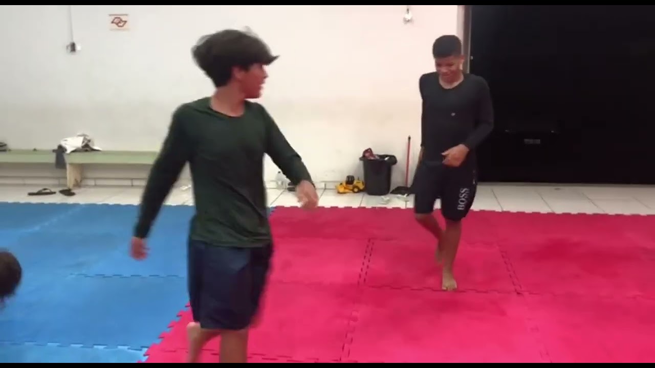 Treino sem Kimono. 