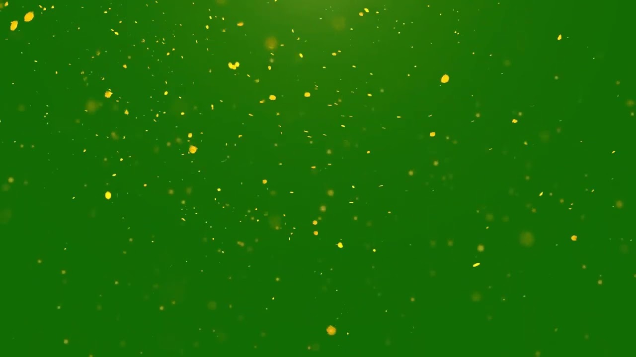 Gold Dust Particles Green Screen Video Effects   Satish Designgraphy