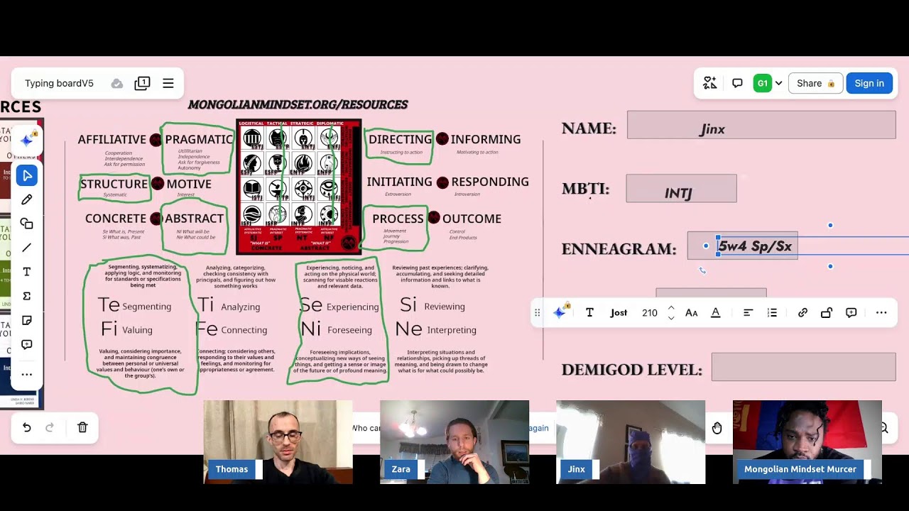 Jinx Live Typing Session