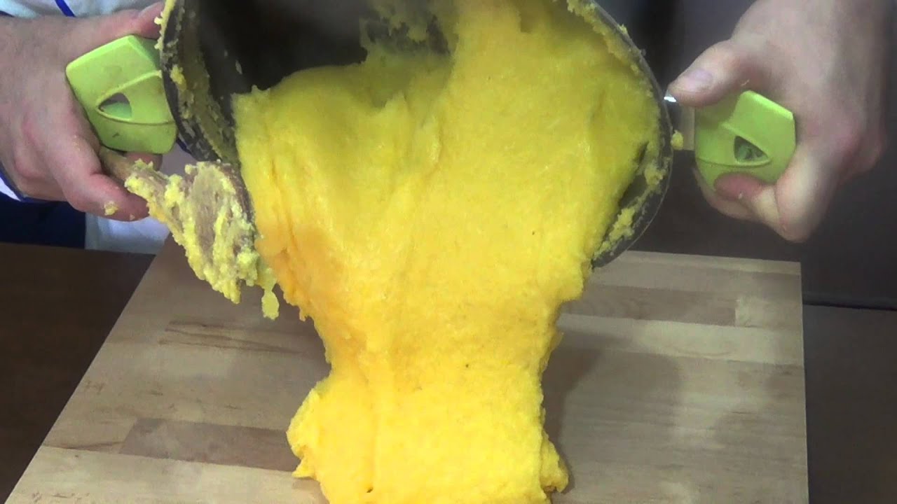 como hacer la verdadera Polenta de Maíz, receta italiana original