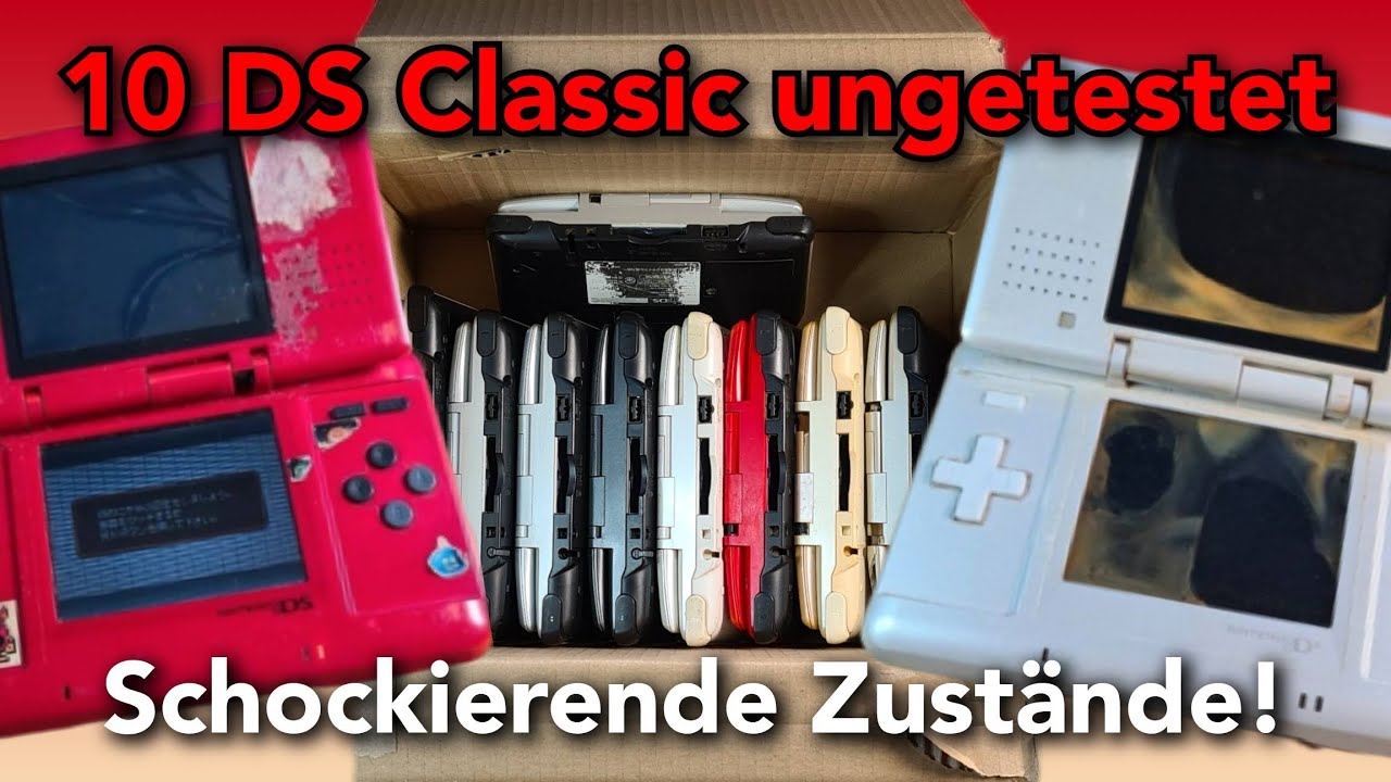 DAS ERGEBNIS SCHOCKT! Wasserschaden, Scharnierbruch & mehr - 10 ungetestete DS Classic