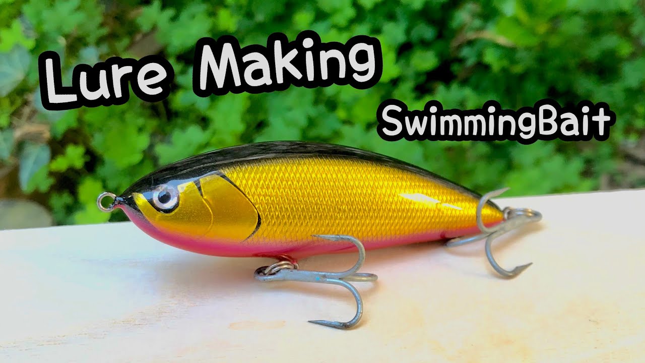 【lure making】How to  make a Swimming Bait handmade lure  making