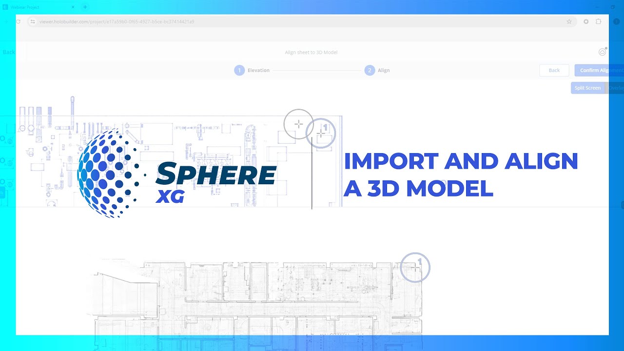 FARO Sphere XG Workspace Dashboard - Import and Align a 3D Model