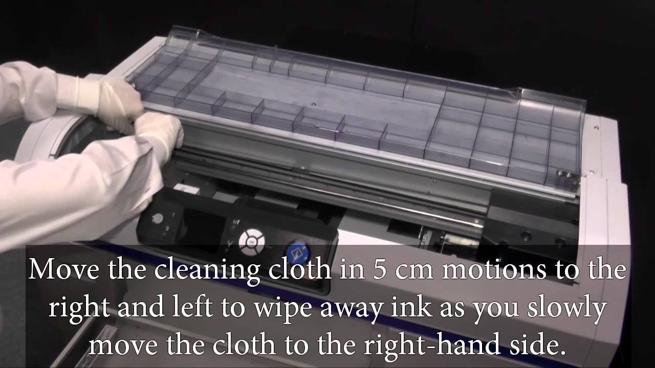 Epson SC-F2000 DTG Maintenance - Removing Scale & Replacing The Filter