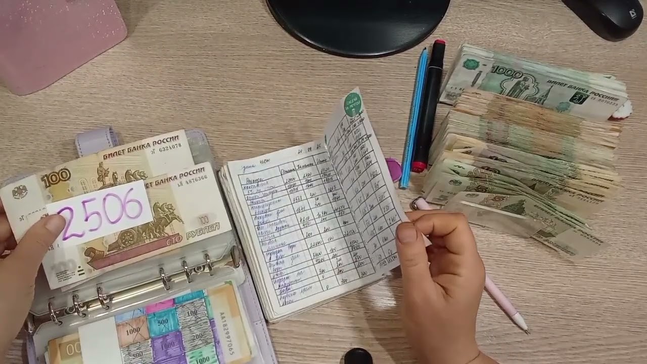 #28/2025 Распределение денежных средств по системе конвертов ✍️- сумма 27260 рублей 
