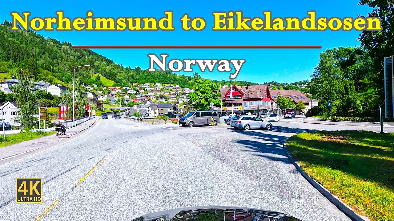 Norheimsund to Eikelandsosen In Norway 🇳🇴 | Scenic Road Trip In Stunning 4K | POV Driving