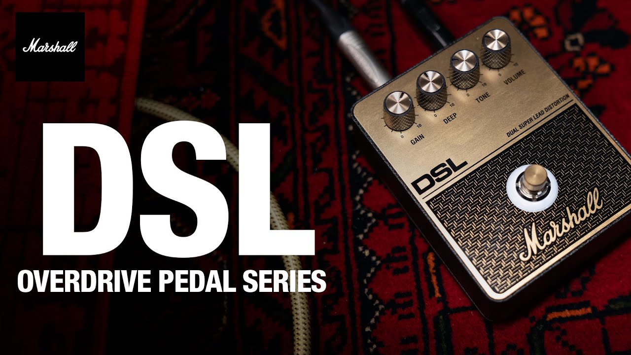 Официальная демонстрация педали DSL | Педали Overdrive | Marshall