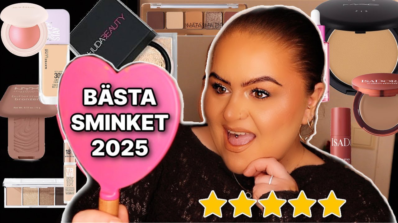 MINA FAVORITER!! - BÄSTA SMINKET 2025! (BILLIGT & DYRT)