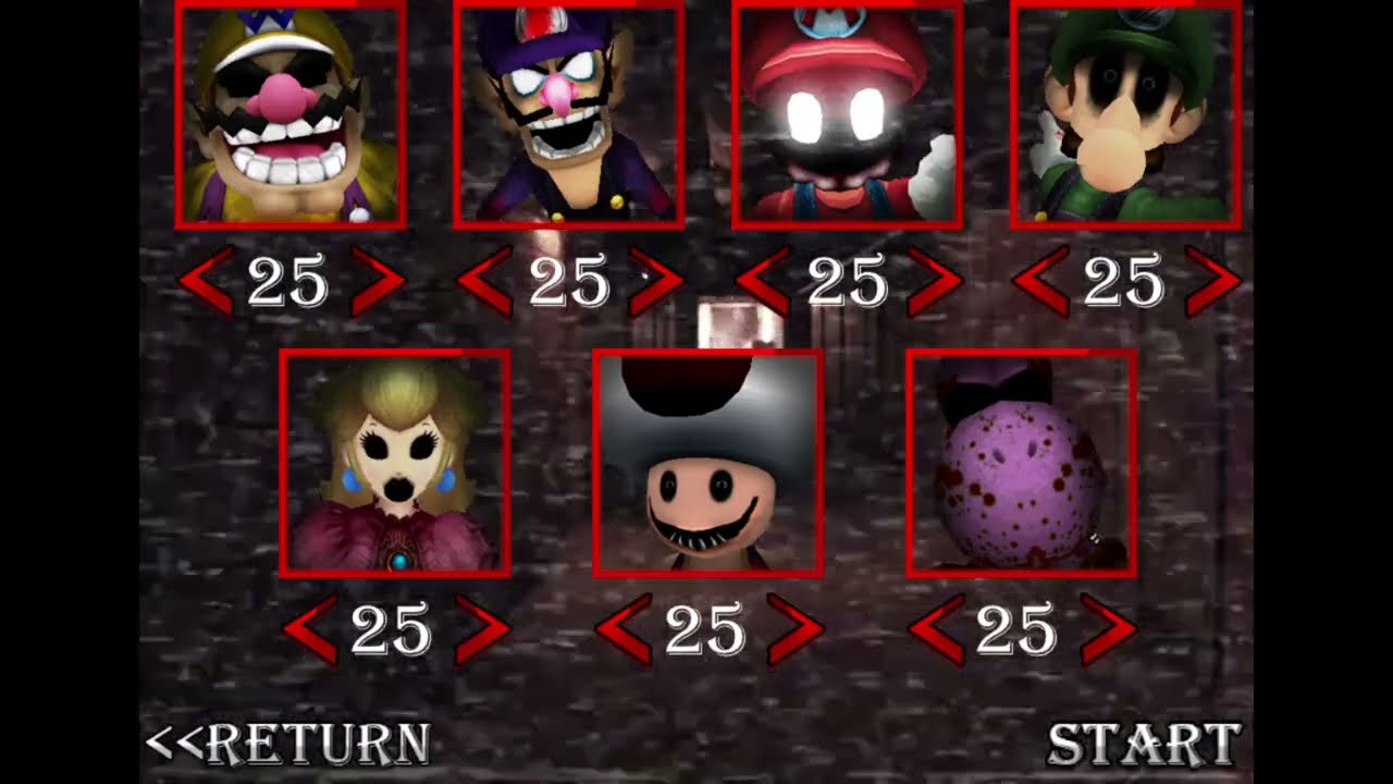 five nights at wario's below the depths 7/25 mode