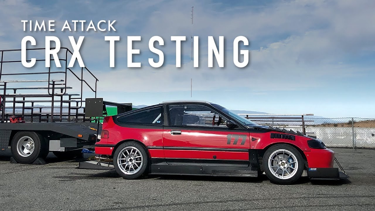 Skidpad & Oval Testing Will's Time Attack Honda CRX Si - RS Future Vlog #6