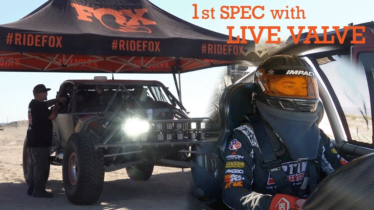 NEW FOX LIVE VALVE ON SPEC TROPHY TRUCK | Live Valve Testing | Christopher Polvoorde