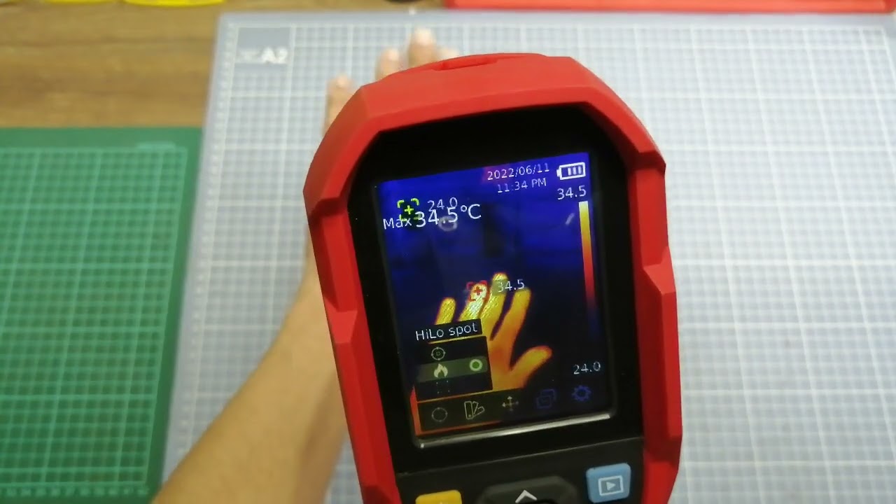تجربه افضل كاميرا الحرارية في الصيانة وفحص UNI-T UTI260B