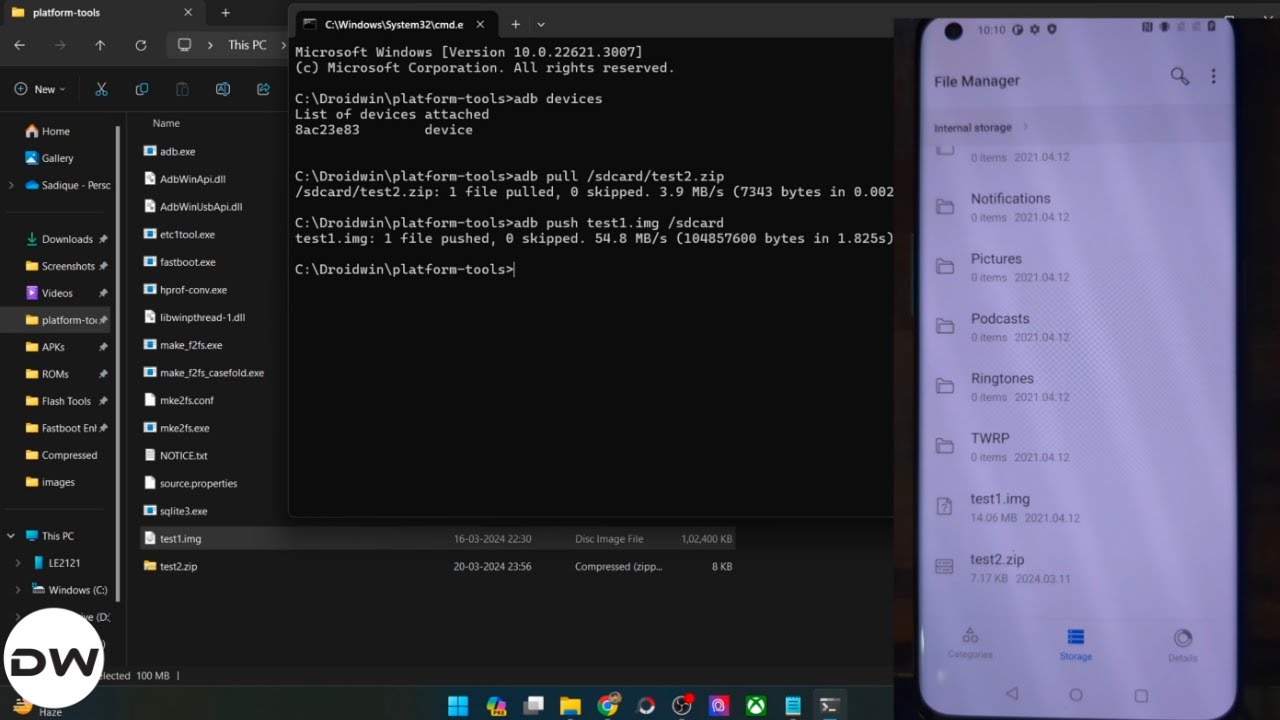 How to Transfer Files Between Phone and PC via ADB Push and Pull