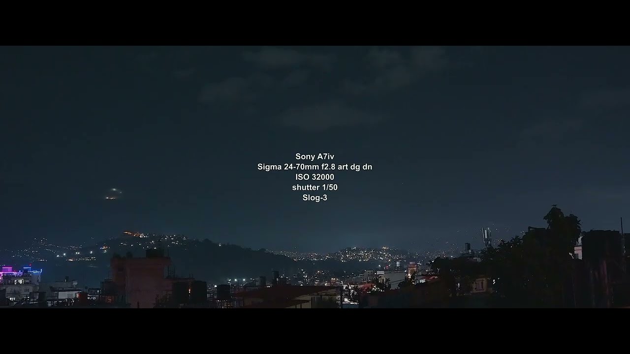 Night Mood | Low Light Test A7iv || 4K