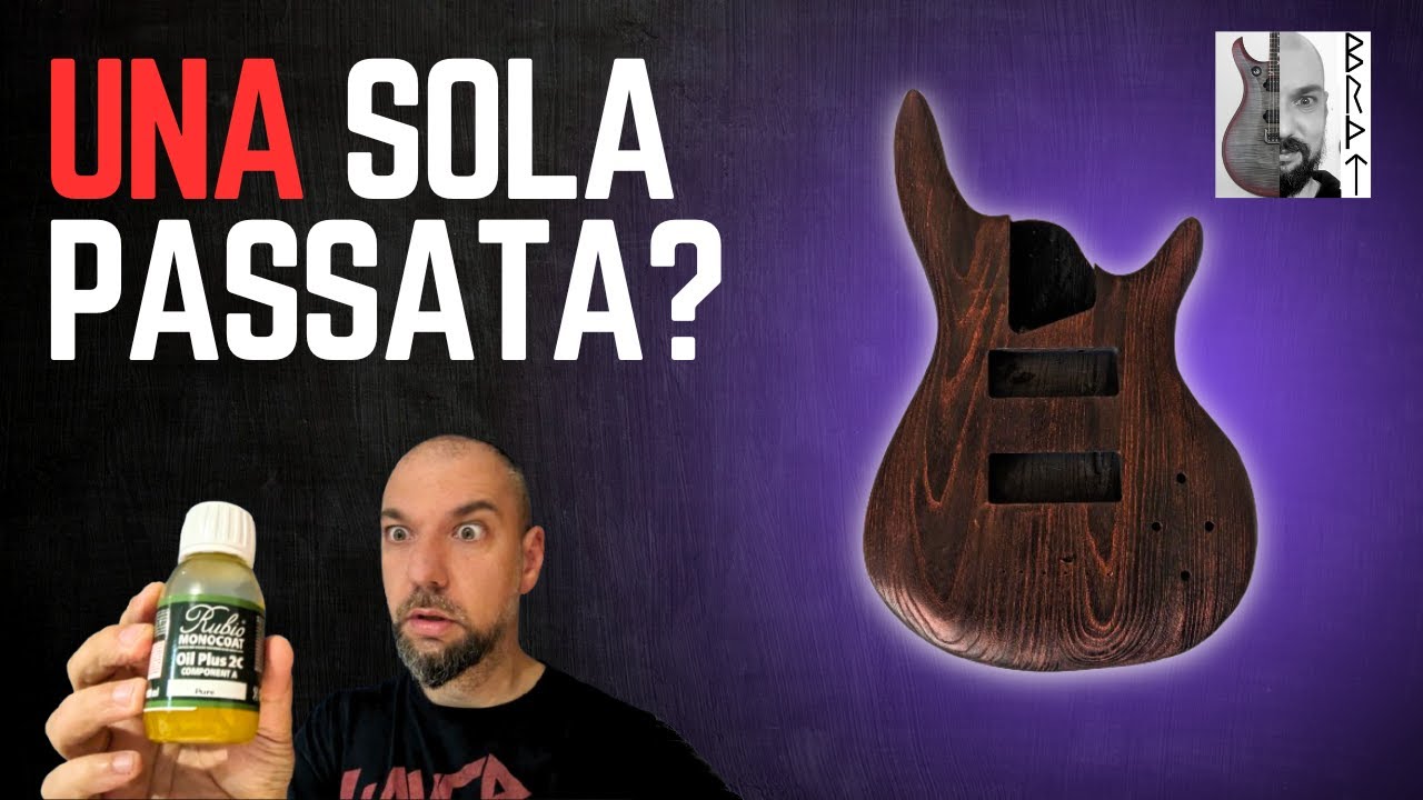 HO TROVATO L'OLIO DEFINITIVO per finire la chitarra?