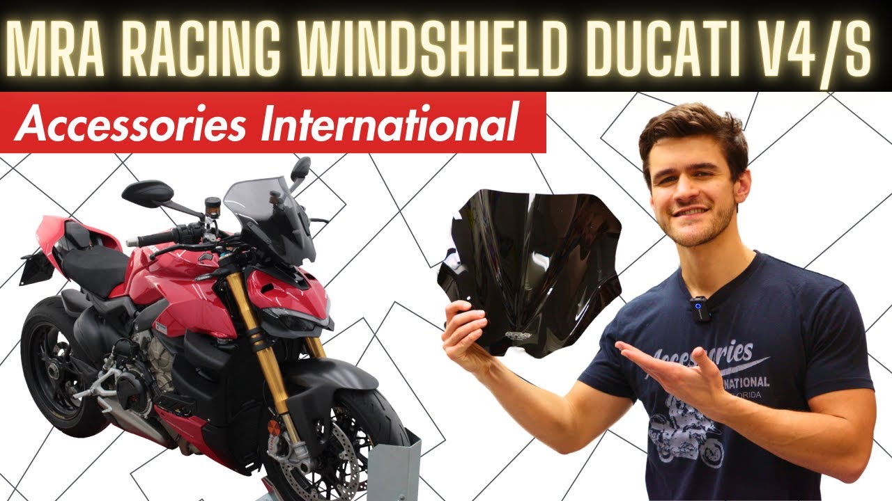 MRA Racing Windshield for Ducati Streetfighter V4/S (2020-) (4025066169740) | Product Overview