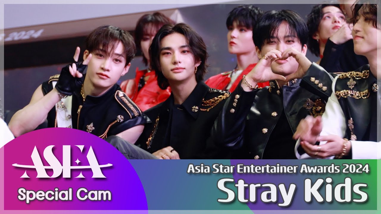 스트레이 키즈 'ASEA 2024' 아티스트석 리액션 깨알 영상 🎬 Stray Kids 'Asia Star Entertainer Awards 2024'