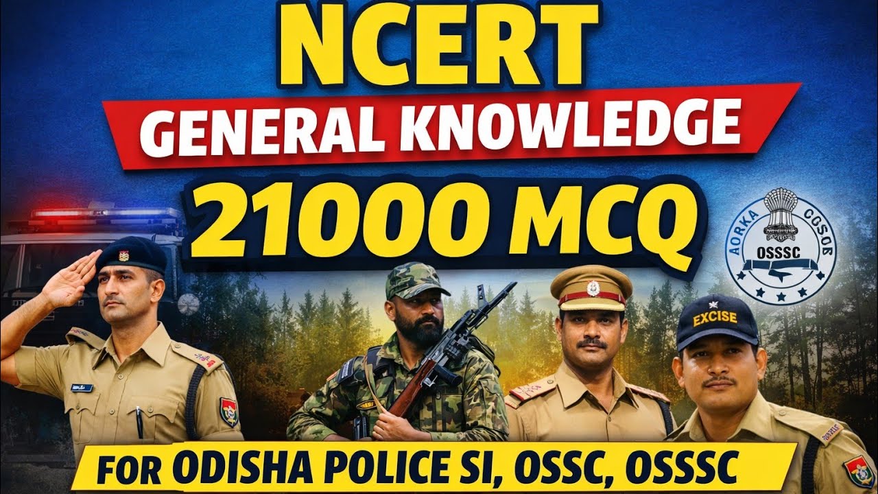 NCERT Modern History MCQ | 21000 GK Questions | Odisha Police SI RI Constable | Part-1