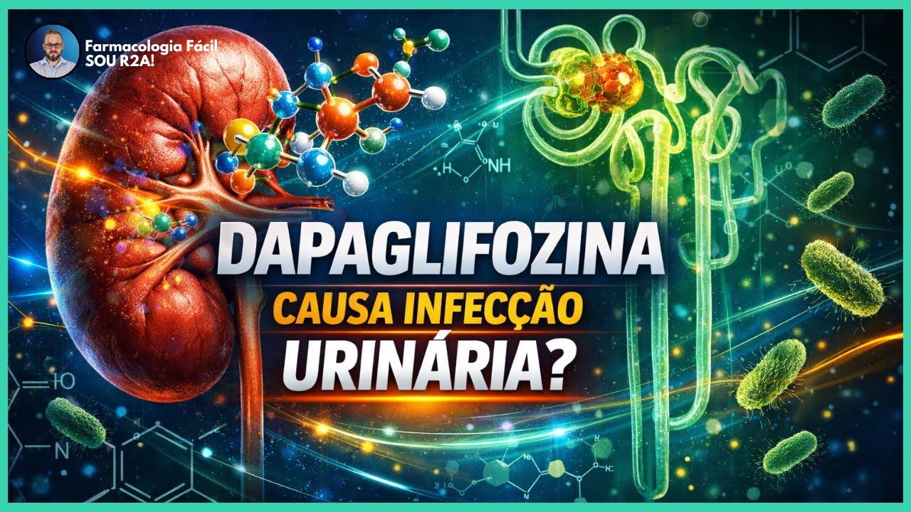 DAPAGLIFOZINA CAUSA INFECÇÕES URINÁRIAS? | Aula de Farmacologia
