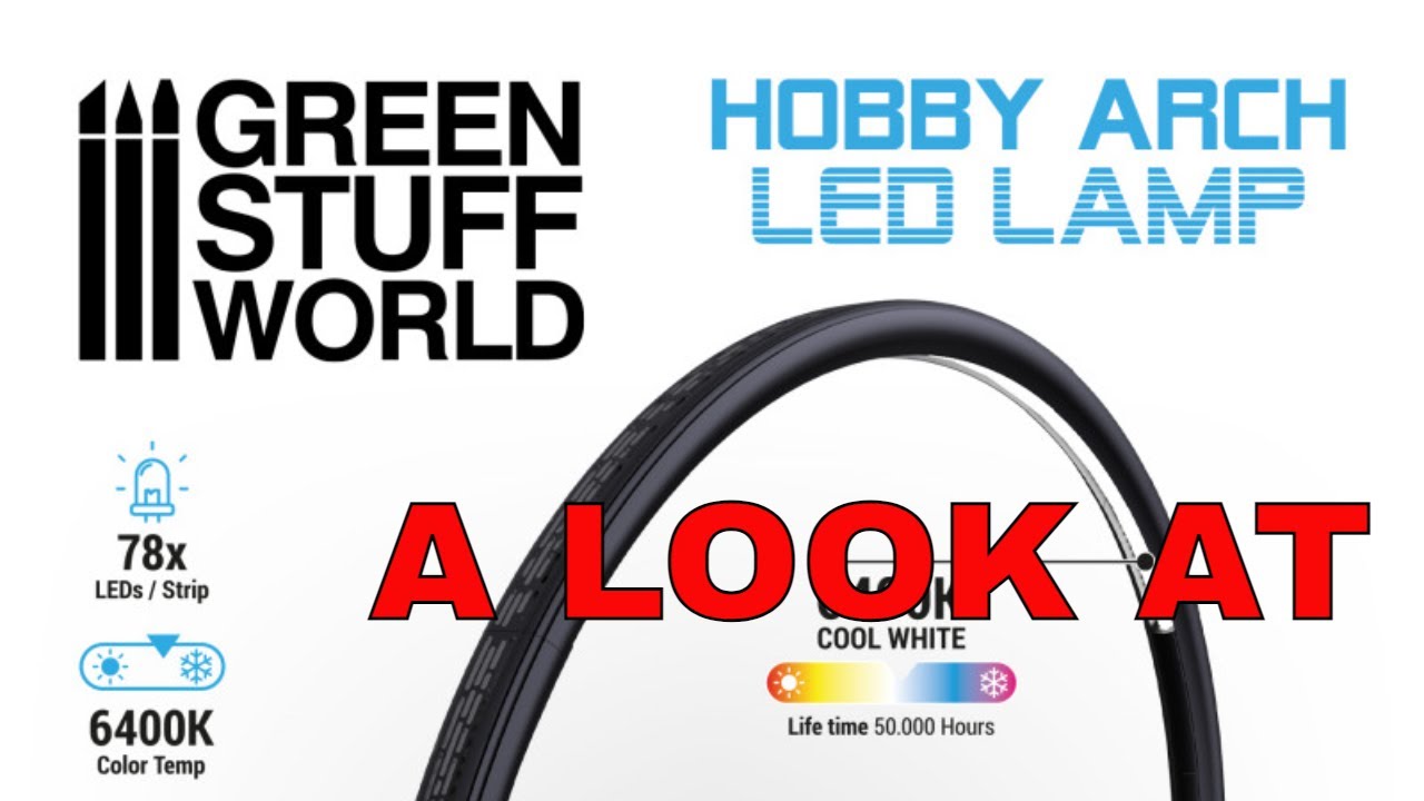 Greenstuff World Darth Black Hobby Arch Lamp.