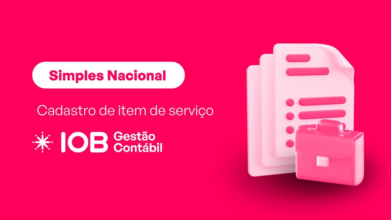 Simples Nacional   Cadastro de item de servi&ccedil;o