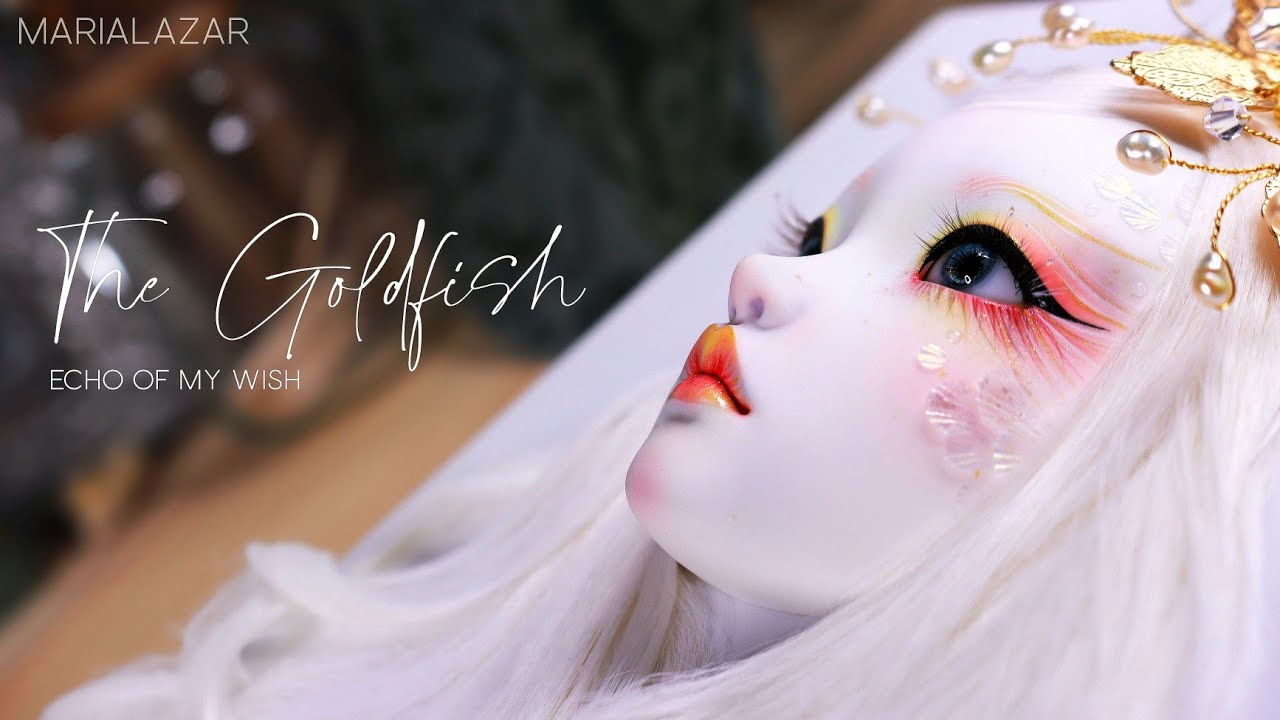 🐠 Создание духа золотой рыбки – OOAK BJD Doll Creation & Art Journey