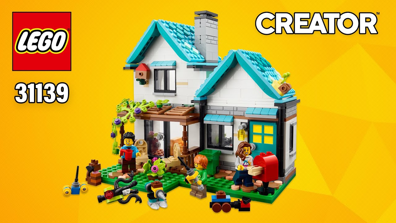 LEGO Cozy House (31139)[808 pcs] Step-by-Step Building Instructions | Top Brick Builder