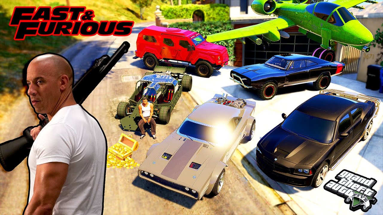 Stealing Fast and Furious Armored Cars with Franklin!