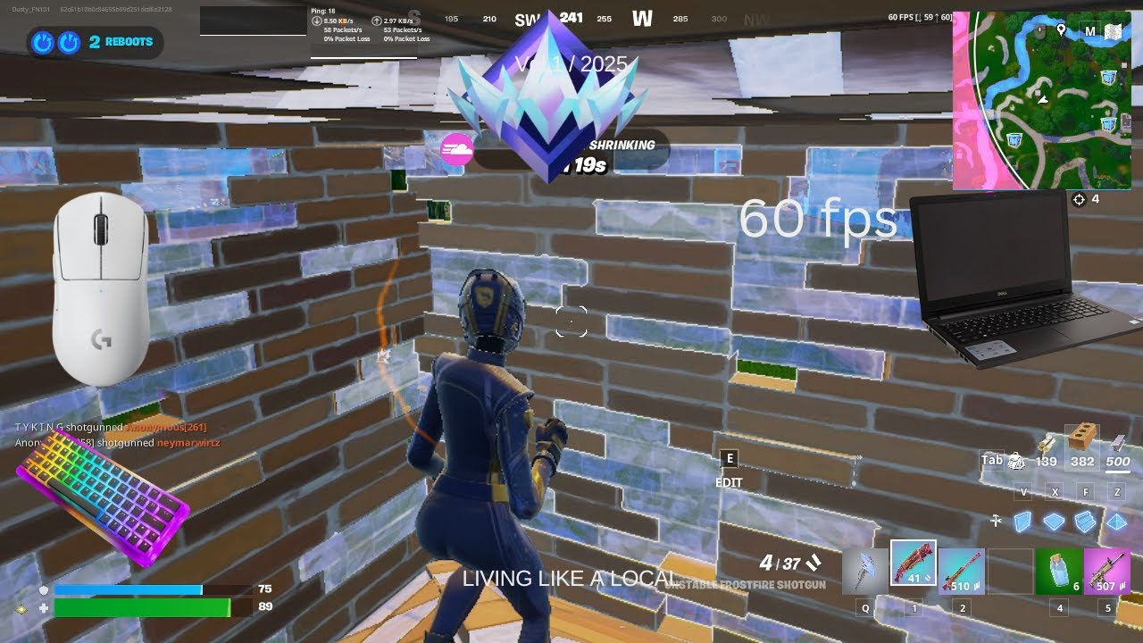 i found crazy loot in fortnite and killed everyone with it.