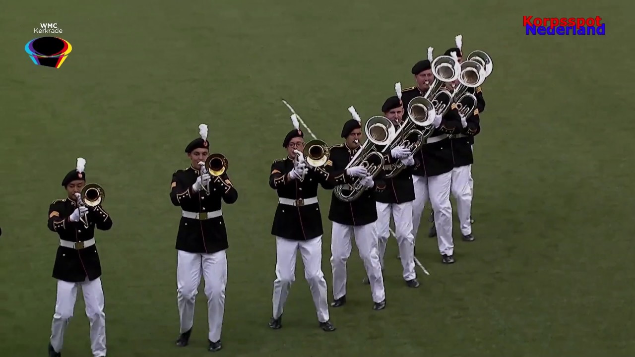 Show- and Marchingband Kunst en Genoegen tijdens WMC Kerkrade 2017