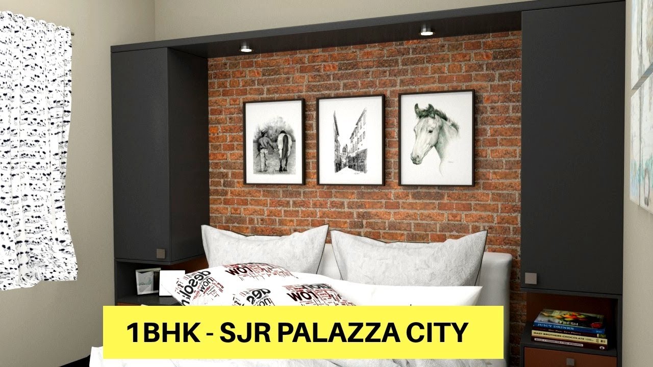 1 BHK INTERIORS | SJR PALAZZA CITY | LEAP STUDIO DESIGN