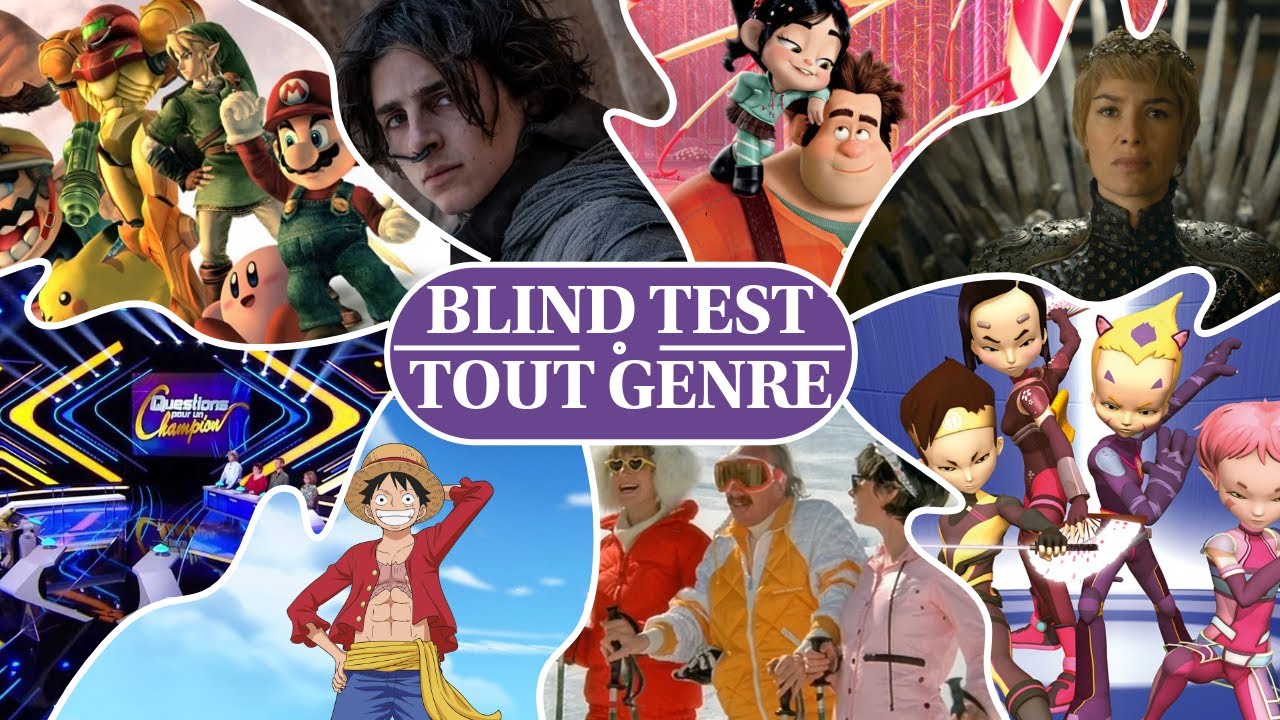 BLIND TEST - TOUT GENRE (90 extraits)