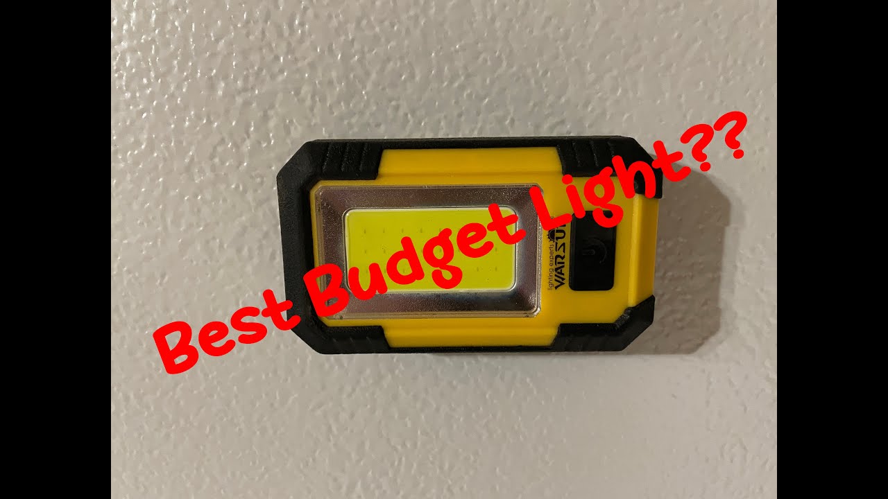 No BS Tool Review - Budget Friendly Warsun Rechargeable Work Light!