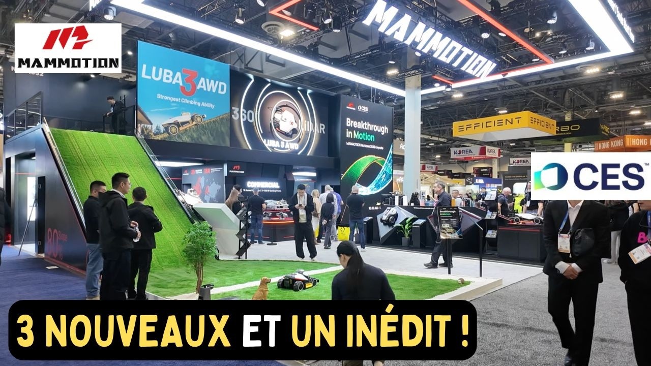 Un robot Mammotion Inédit au CES 2026 ? Voici Toutes les Nouveautés !
