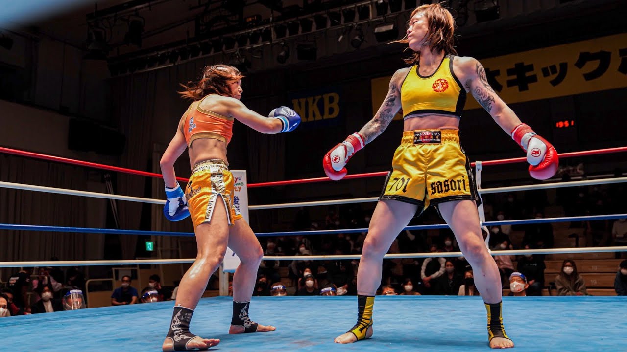 sasori vs 喜多村 美紀 / sasori vs Miki Kitamura 2021.2.20NKB日本キックボクシング連盟 必勝シリーズvol.1 ミネルヴァライトフライ級タイトルマッチ