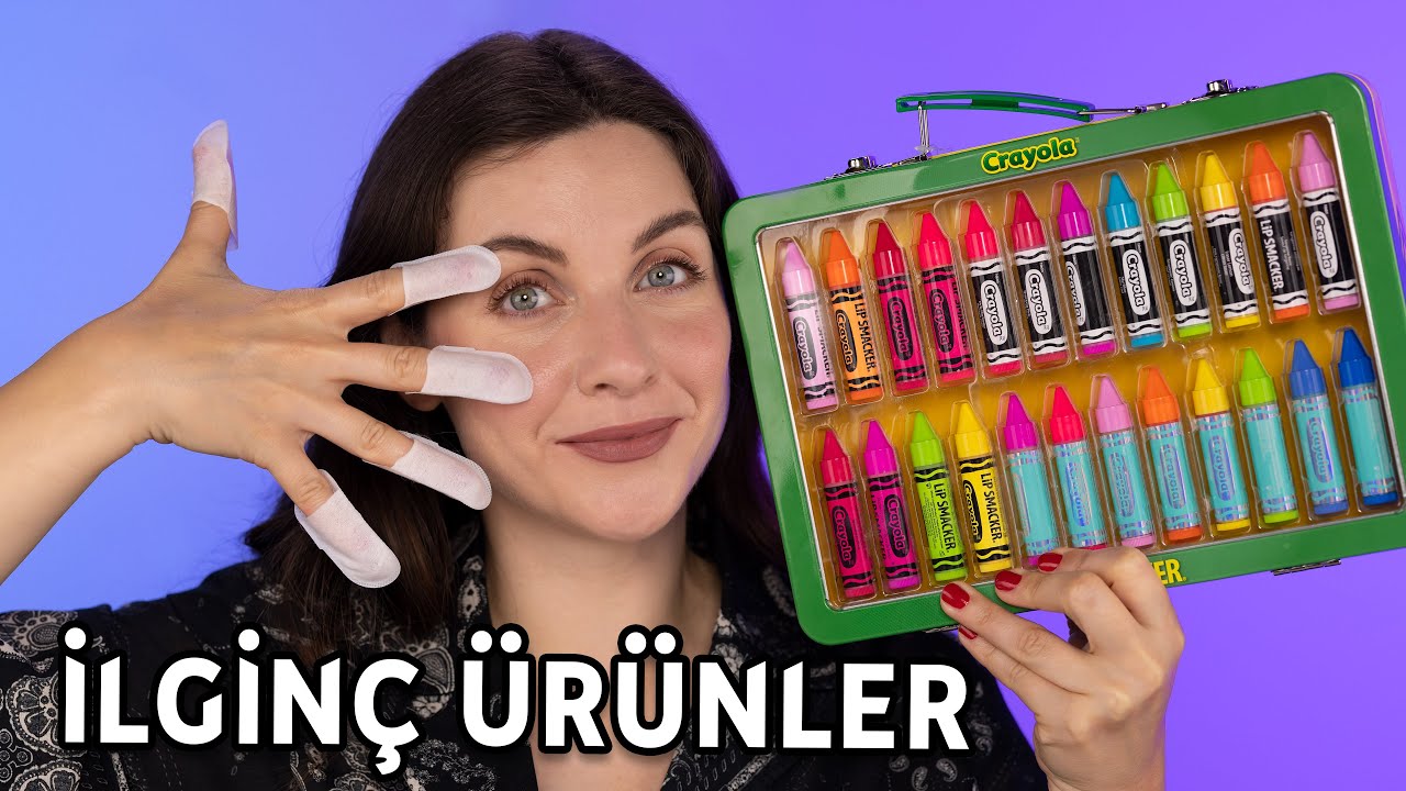 İLGİNÇ KOZMETİK ÜRÜNLER #3 💄🤯 SİYAH ALLIK, TIRNAK MASKESİ, MARSHMALLOW PUDRA