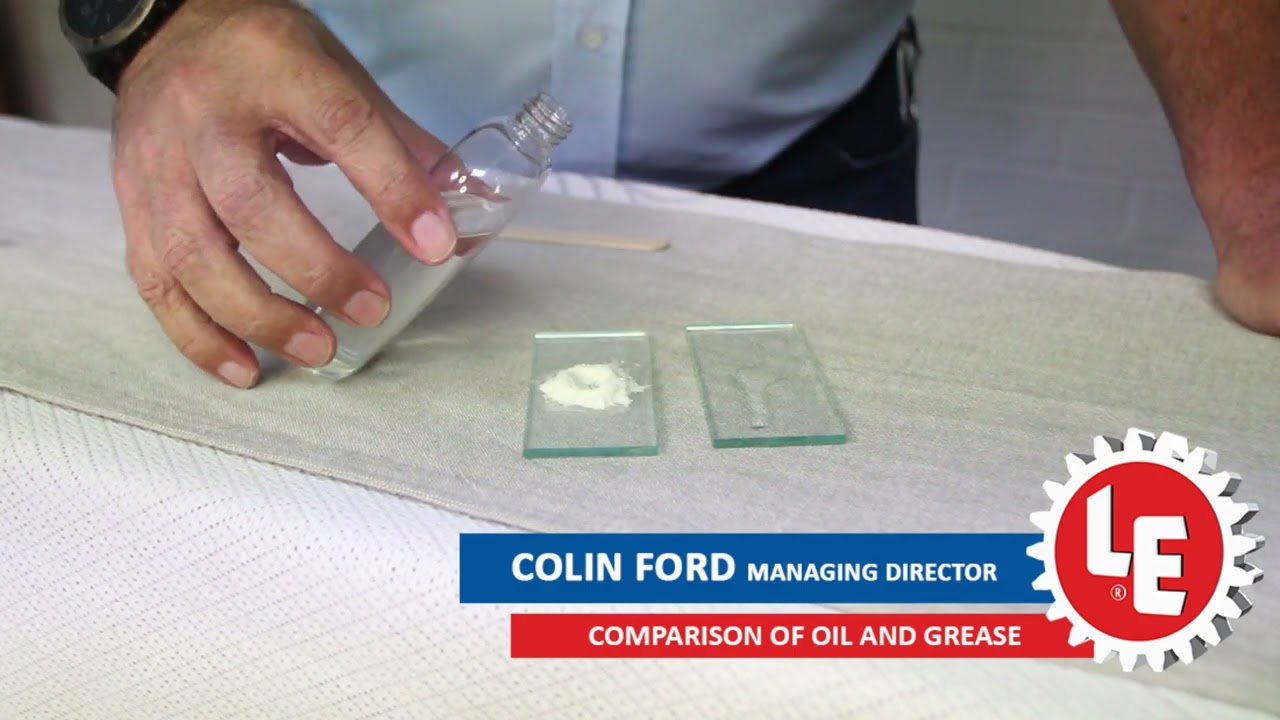 Lubrication Engineers South Africa | Comparison Between an Oil and a Grease