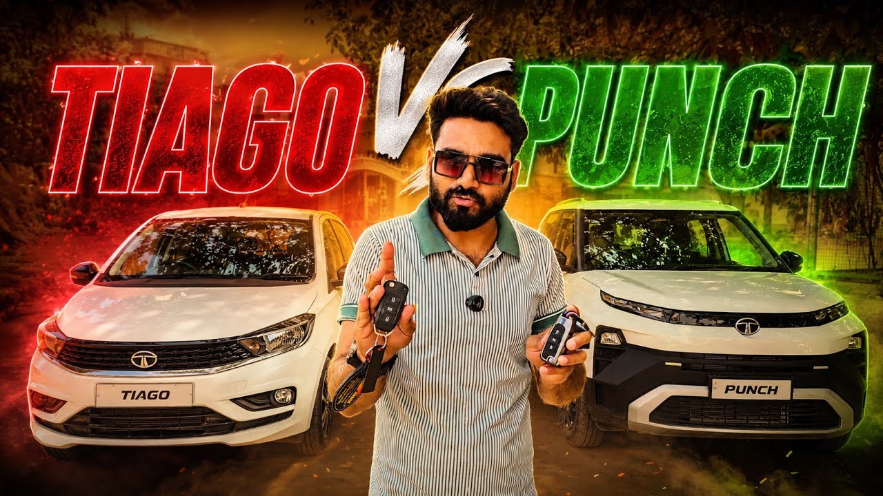 New Tiago🤓 Vs New Punch🥸, Comparison Video Car Review💯