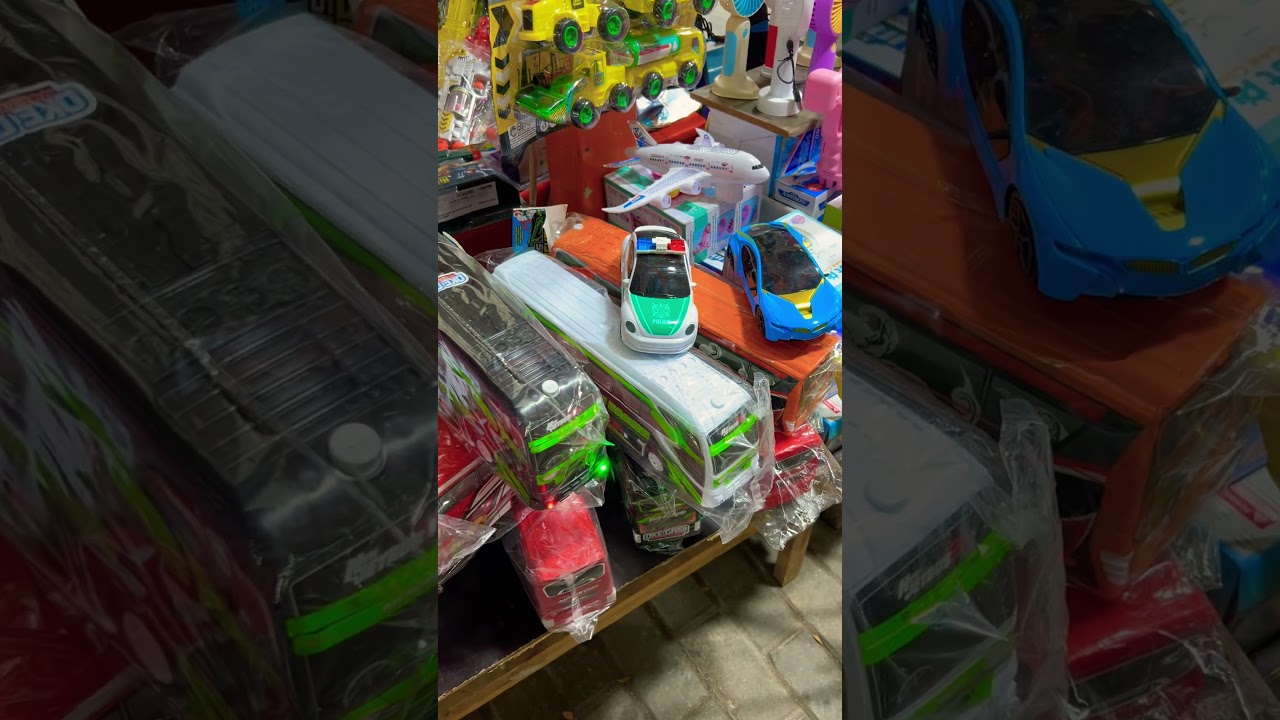 Mainan Mobil mobilan Polisi dan dan Bus Tayo Little Bis Kecil