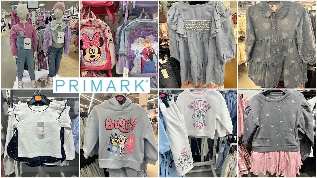 Primark kids girls clothes 1-8 years new collection / December 2024