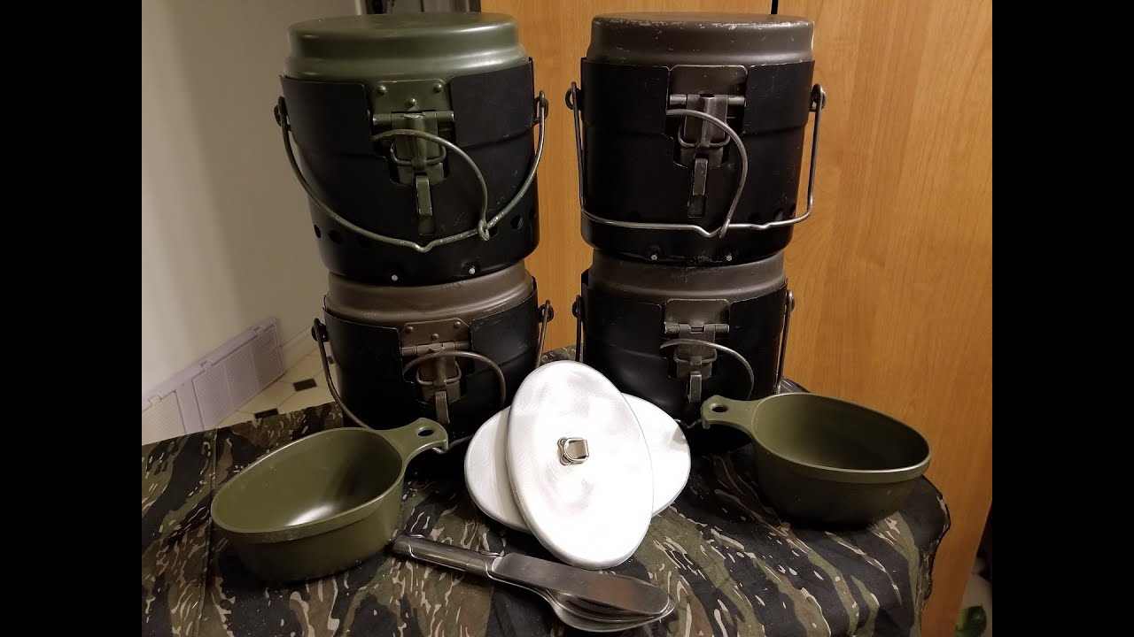 Swedish Military Mess Kits, M40 Stainless & M44 Aluminium.  Lets take a closer look at them.  Part 2