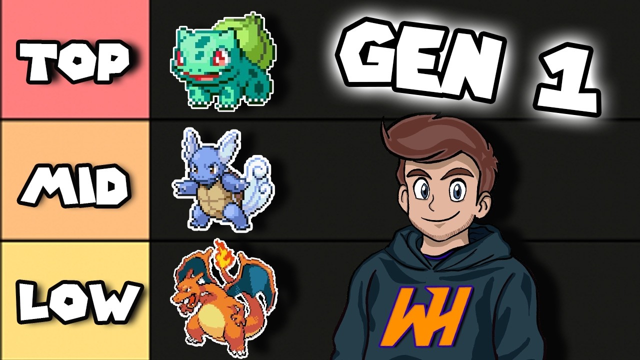 Ranking ALL 151 Original Pokémon (Gen 1 Tier List)
