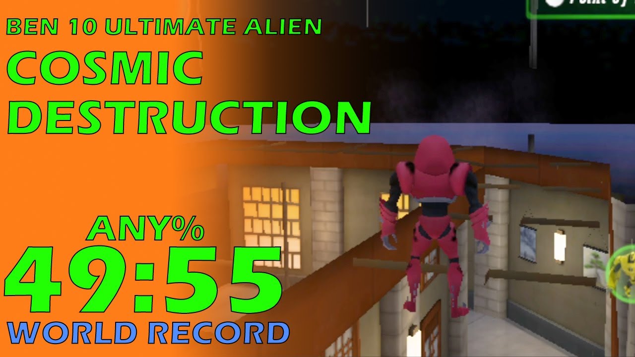 World Record!!! 49:55 (Any%) Wii Ben10 Cosmic Destruction Speedrun