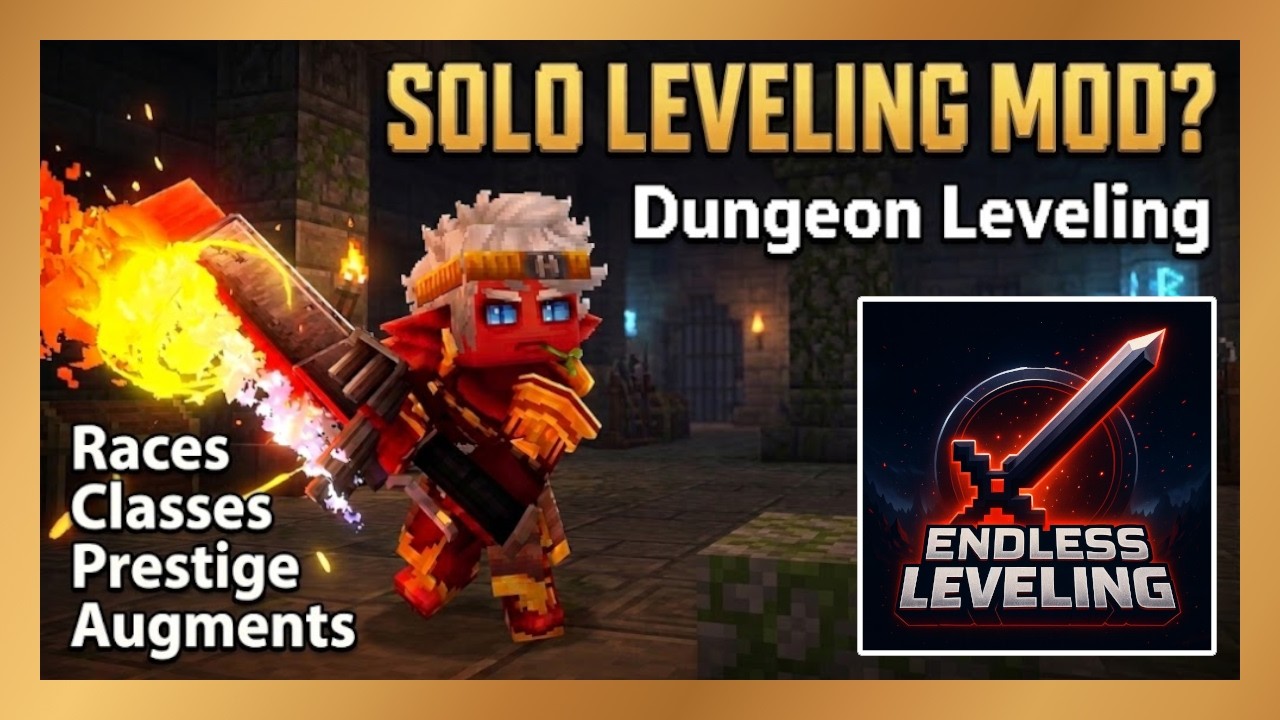 Endless Leveling [Vampire Build] - V5.20 (Dungeons, Races, Classes, Augments, Prestige Levels)