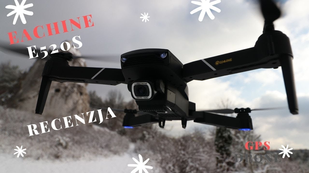 Tanie Drony z GPS do Nauk i|| Eachine E520S || 280g, GPS, 4K🚁 || Świetny Prezent Pod Choinkę