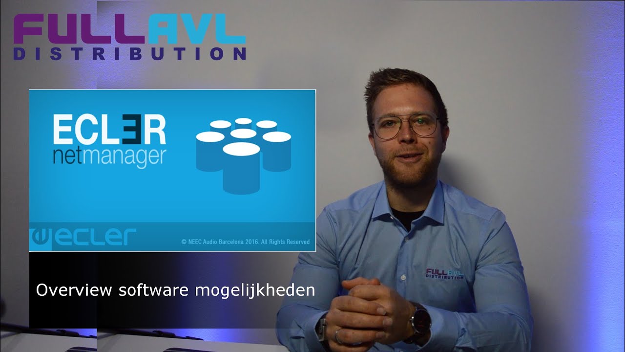 EclerNet manager software overview